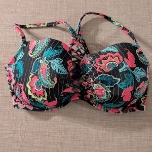 Floral Print Swim Top
